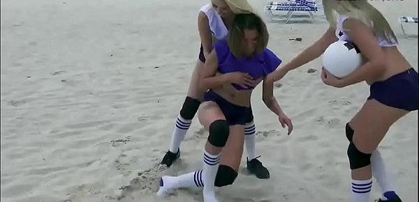  Volleyball players shared a hard dick